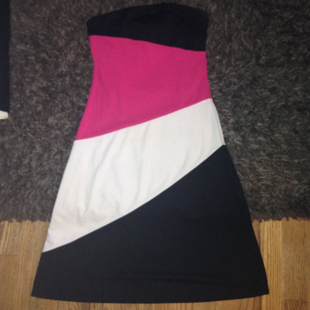 Express Strapless Midi Dress-Size 2